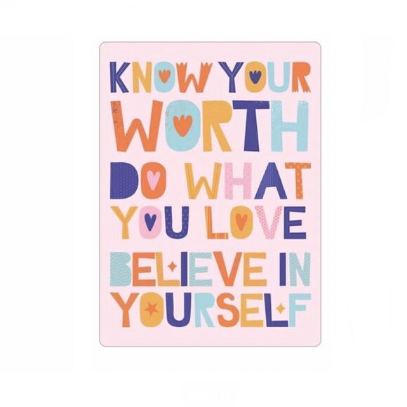 Believe in Yourself Inspirational Colorful Magnet - Picture 2 of 5